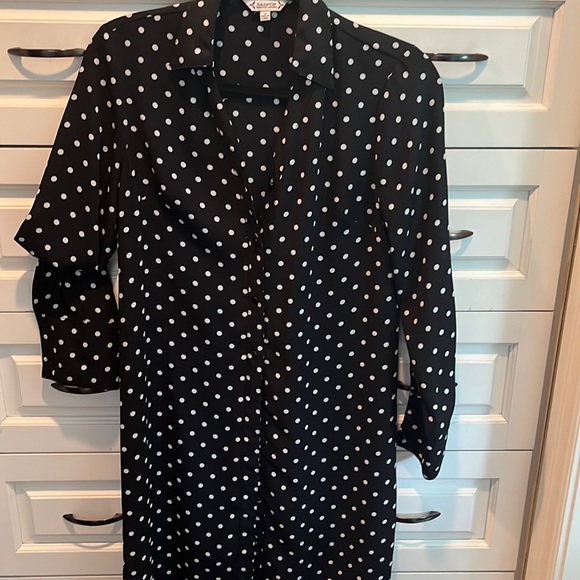 Dot dress- cute & formal. - Picture 1 of 9